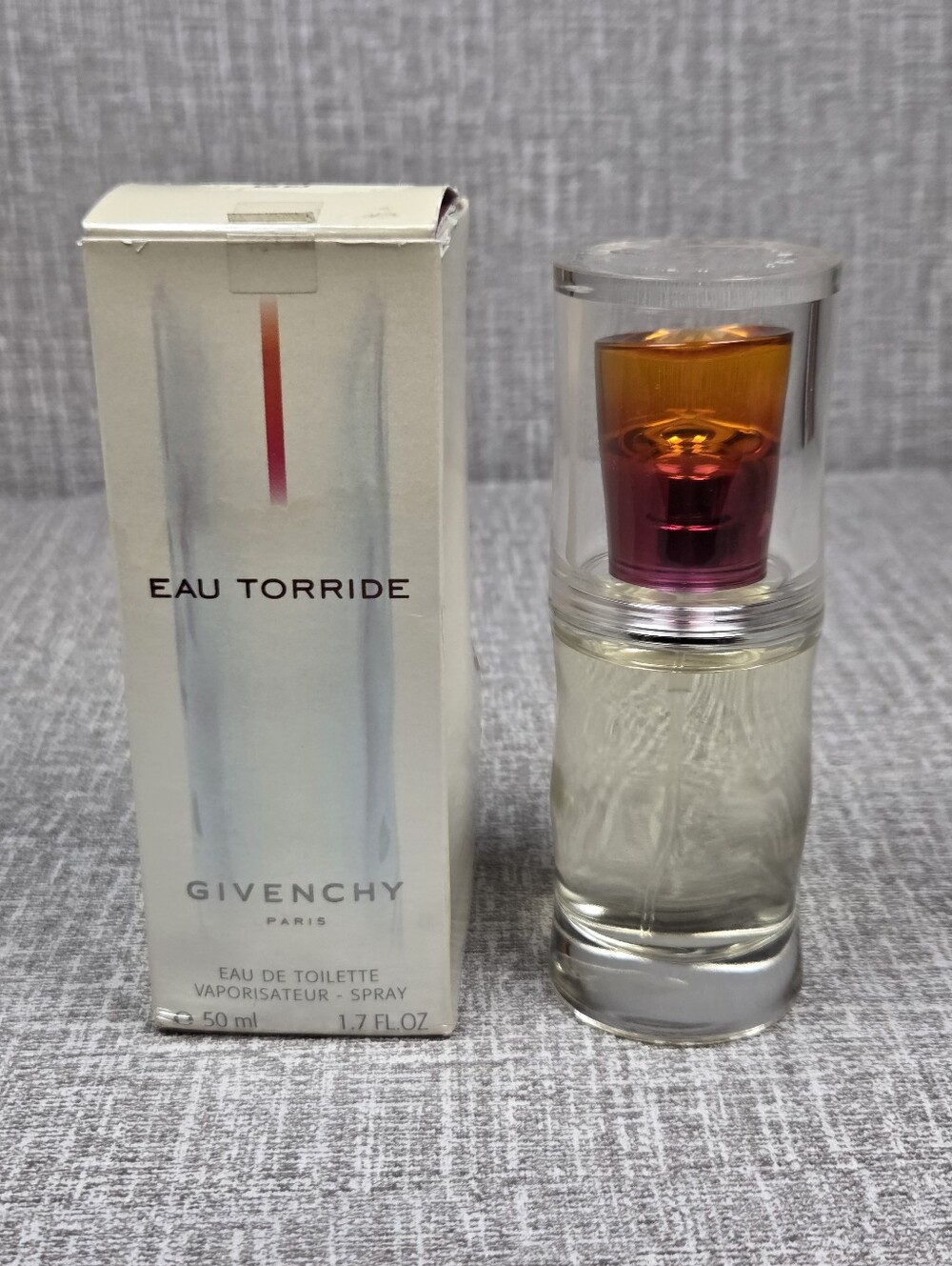 VINTAGE GIVENCHY EAU TORRIDE NEW EAU DE TOILETTE 1.7 Oz SPRAY DISCONTINUED
